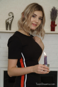 Playing With Hot Candle Wax On Her Body : Lady Jay from Teen Dreams, 07 Mar 2019